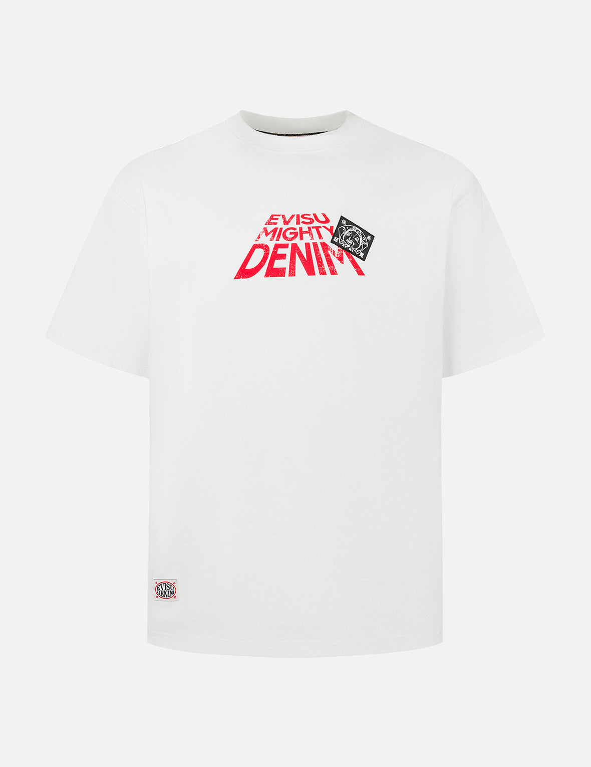 Seagull and Slogan Print Relax Fit T-shirt